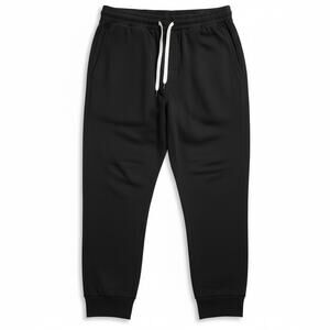 Vuori Jogger Pants Mens Large Black Sunday Performance Zip Pocket Athletic